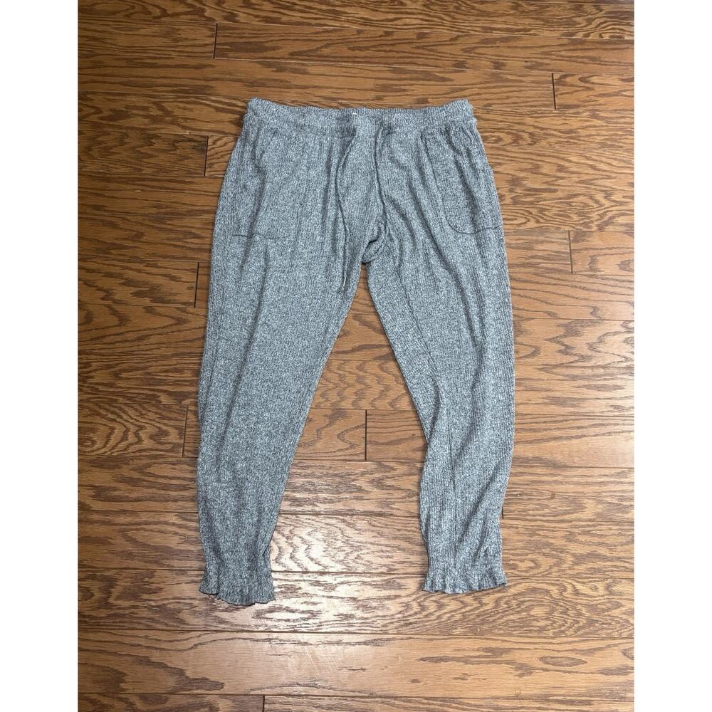 Gilligan & O'Malley Womens Gray Sleepwear Bottoms Pajama Lounge Pants, Size L
